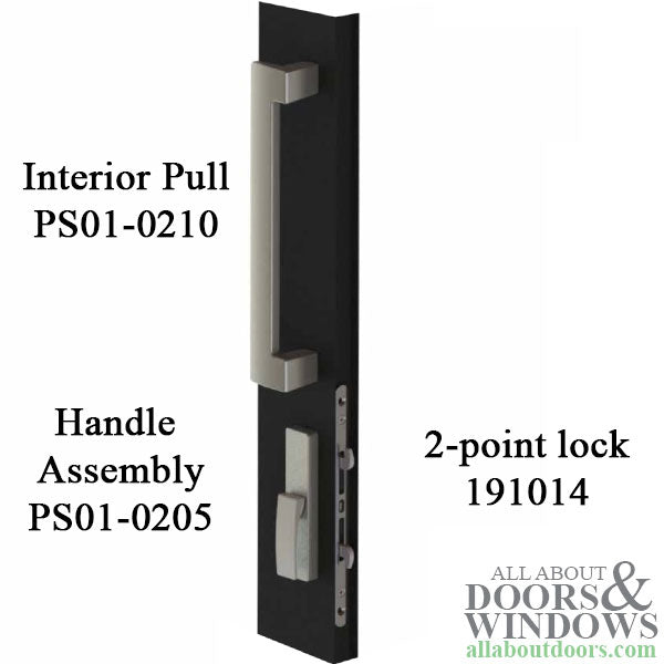 Interlock CREST®  Sliding patio door interior handle assembly - Interlock CREST®  Sliding patio door interior handle assembly