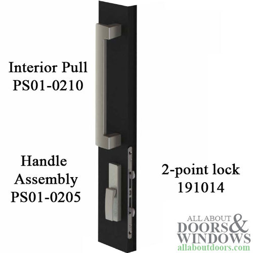 Interlock CREST®  Sliding patio door interior handle assembly - Interlock CREST®  Sliding patio door interior handle assembly
