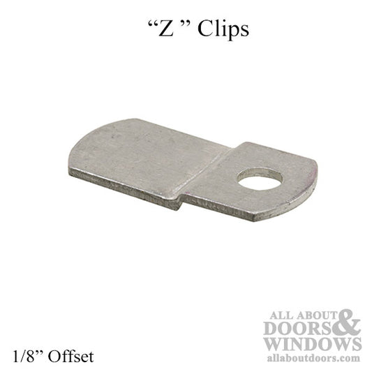 Z Clips - 1/8 inch offset