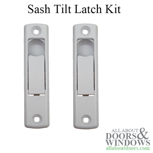 Peachtree Ariel Tilt Double Hung Window Sash Tilt Latch Kit - White