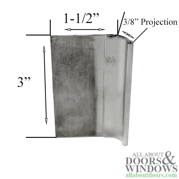 Mirror Door Pull 3 Inch Length - Mirror Door Pull 3 Inch Length