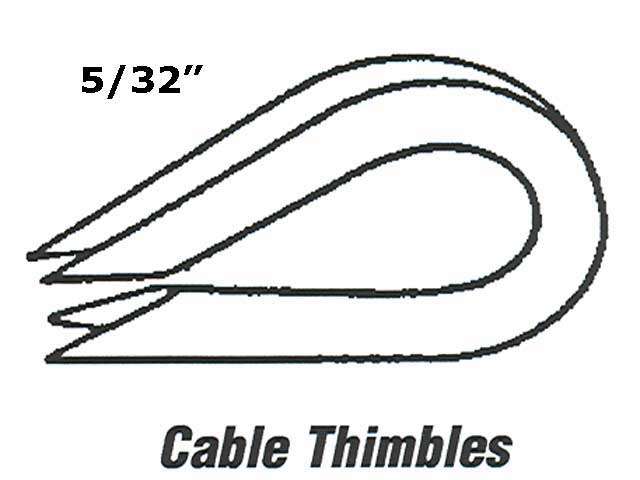 Cable Thimble - 5/32 Inch - Cable Thimble - 5/32 Inch