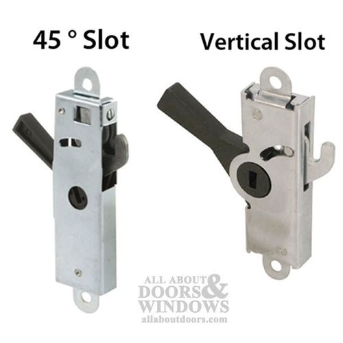 Internal Lock Assembly, 45 Degree Keyway, Sliding Patio Door - Steel - Internal Lock Assembly, 45 Degree Keyway, Sliding Patio Door - Steel