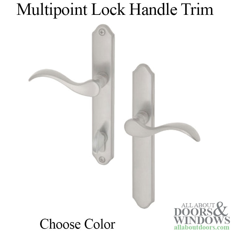 Multi-point Lock Handle Trim, 6109 Inactive - Choose Color - Multi-point Lock Handle Trim, 6109 Inactive - Choose Color