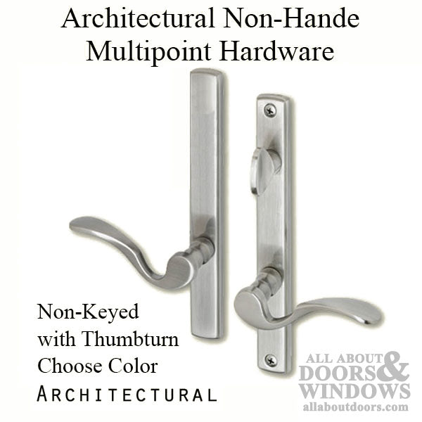 Door Handle For Multipoint Swinging Door Inactive Non Keyed Lever With Thumbturn - Door Handle For Multipoint Swinging Door Inactive Non Keyed Lever With Thumbturn