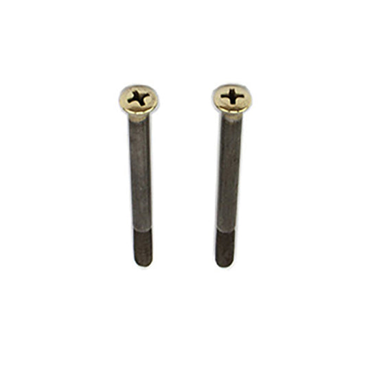 Bolt for Keyed Lock, 2 1/4 x 10, Bright Brass, Pair