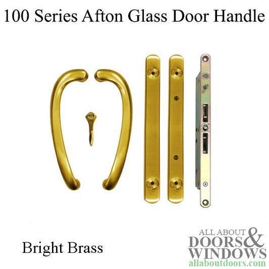 Andersen 100 Series Afton Sliding Door Handle - Bright Brass