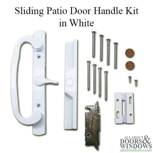 Pella Patio Door Handle Kit, Thermastar Vinyl Sliding Door - White