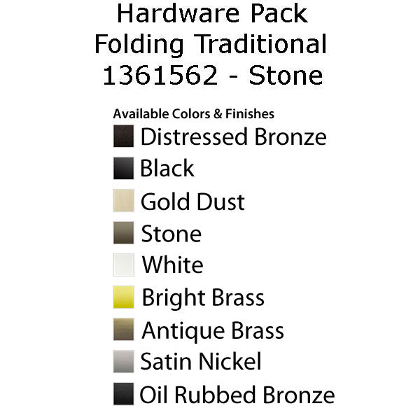 Andersen Casement Window - 200/400 Series - Hardware Pack - Traditional - Stone - Andersen Casement Window - 200/400 Series - Hardware Pack - Traditional - Stone