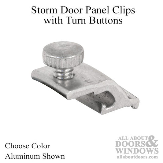 Self Locking Storm Door Panel Clips