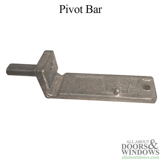 Pivot Bar, Zinc Die Cast, No Finish - Left Hand