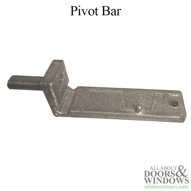 Pivot Bar, Zinc Die Cast, No Finish - Left Hand - Pivot Bar, Zinc Die Cast, No Finish - Left Hand