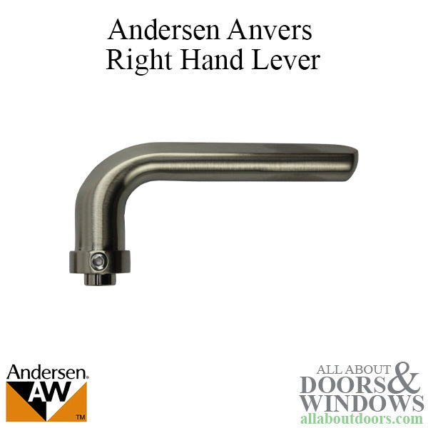 Andersen Anvers Handle, Right Hand - Satin Nickel - Andersen Anvers Handle, Right Hand - Satin Nickel