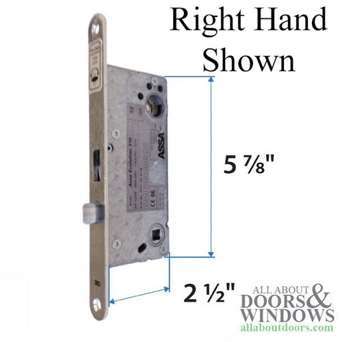 Single Point Lock, Left Hand Inswing/ Right Hand Outswing - Single Point Lock, Left Hand Inswing/ Right Hand Outswing