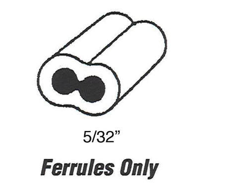 Cable Ferrules - Bulk - 5/32 Inch - 50 pcs - Cable Ferrules - Bulk - 5/32 Inch - 50 pcs