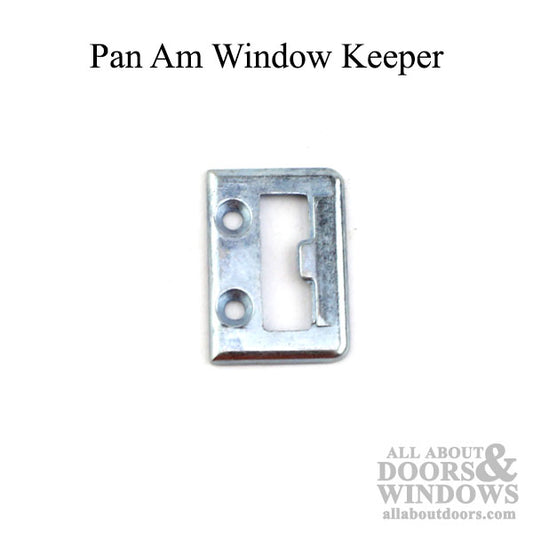 Pan Am Zinc Die Cast Window Keeper - Brite Finish