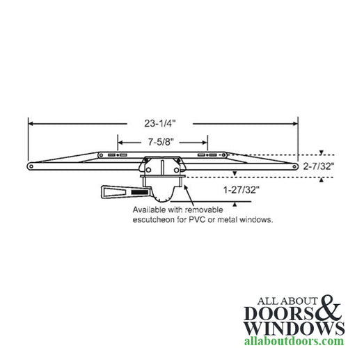 Lever Operator, 23-1/4