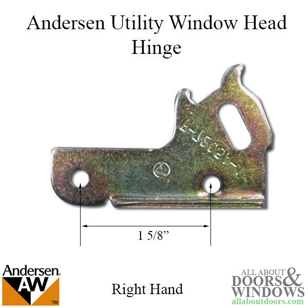 Head Hinge - Right 7205-2, Andersen Basement / Utility window - Head Hinge - Right 7205-2, Andersen Basement / Utility window