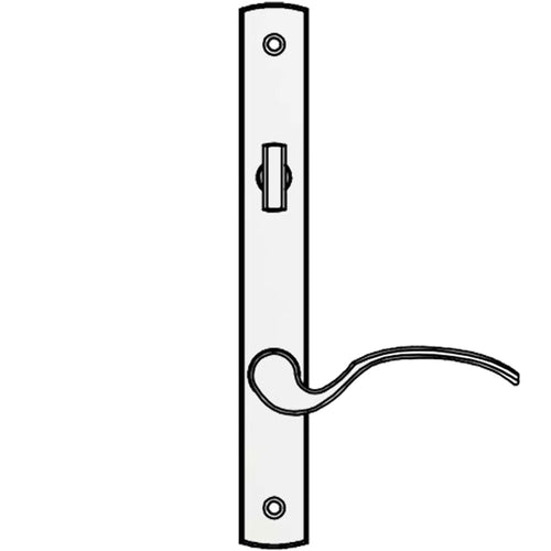 Truth Sentry Lock Handle Set, Traditional, Decorative finish over Brass, PVD Chrome - Truth Sentry Lock Handle Set, Traditional, Decorative finish over Brass, PVD Chrome