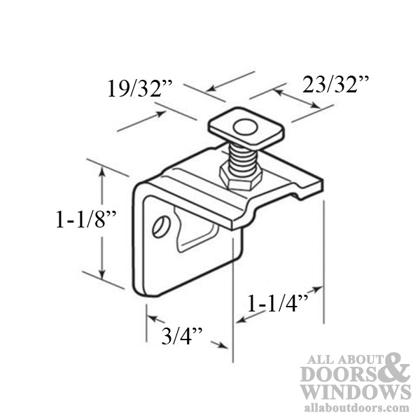 Side Mount Roller Bracket for Closet Doors - Side Mount Roller Bracket for Closet Doors