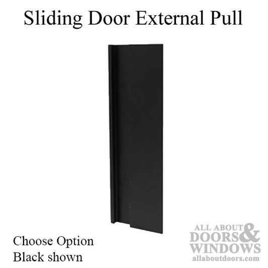 External Pull - Sliding Patio Door, Extruded Aluminum - Choose Color