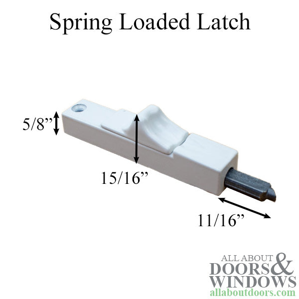 Spring Loaded Night Security Latch Assembly - Spring Loaded Night Security Latch Assembly