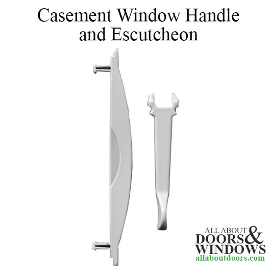 Roto Casement Window Sash lock, Handle and Escutcheon, Zinc