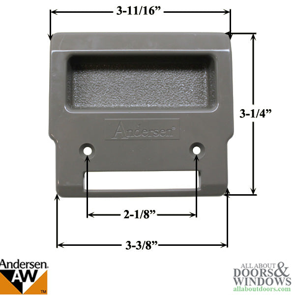 Andersen Door Handle For Patio Screen Doors Inside Handle For Sliding Doors Stone - Andersen Door Handle For Patio Screen Doors Inside Handle For Sliding Doors Stone