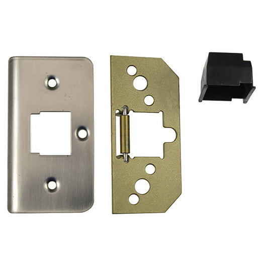 Trilennium Strike Kit 3 strikes, Reinforcement plates & Screws - 1-3/4" Door -  Choose Color