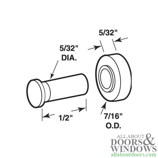 Roller (Flat) - Sliding Windows, Nylon - Roller (Flat) - Sliding Windows, Nylon