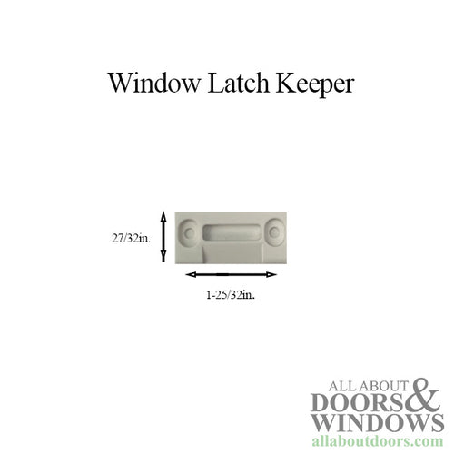 Marvin Gliding Window Latch Keeper - Marvin Gliding Window Latch Keeper
