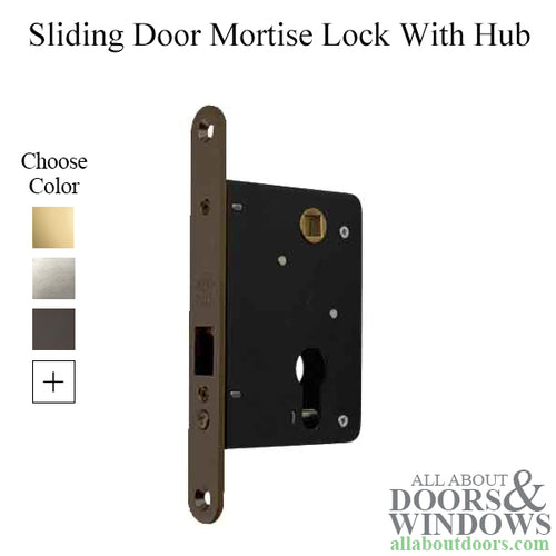 Sliding Door Mortise Lock Face with Hub 2