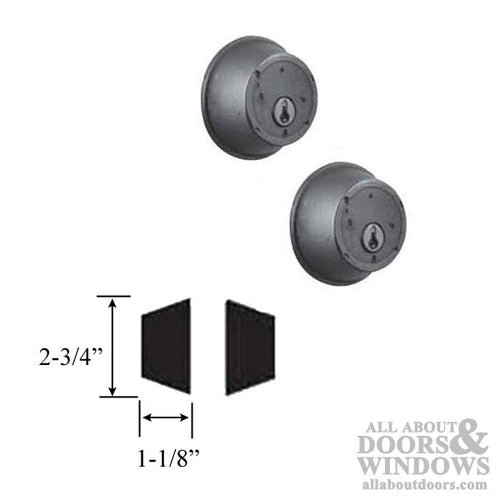 Weslock Deadbolt 7772-P - Double Cylinder -  Weathered Pewter - Weslock Deadbolt 7772-P - Double Cylinder -  Weathered Pewter