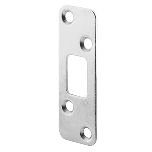 Deadbolt strike - Security - 1/4 inch Radius Corner - Chrome