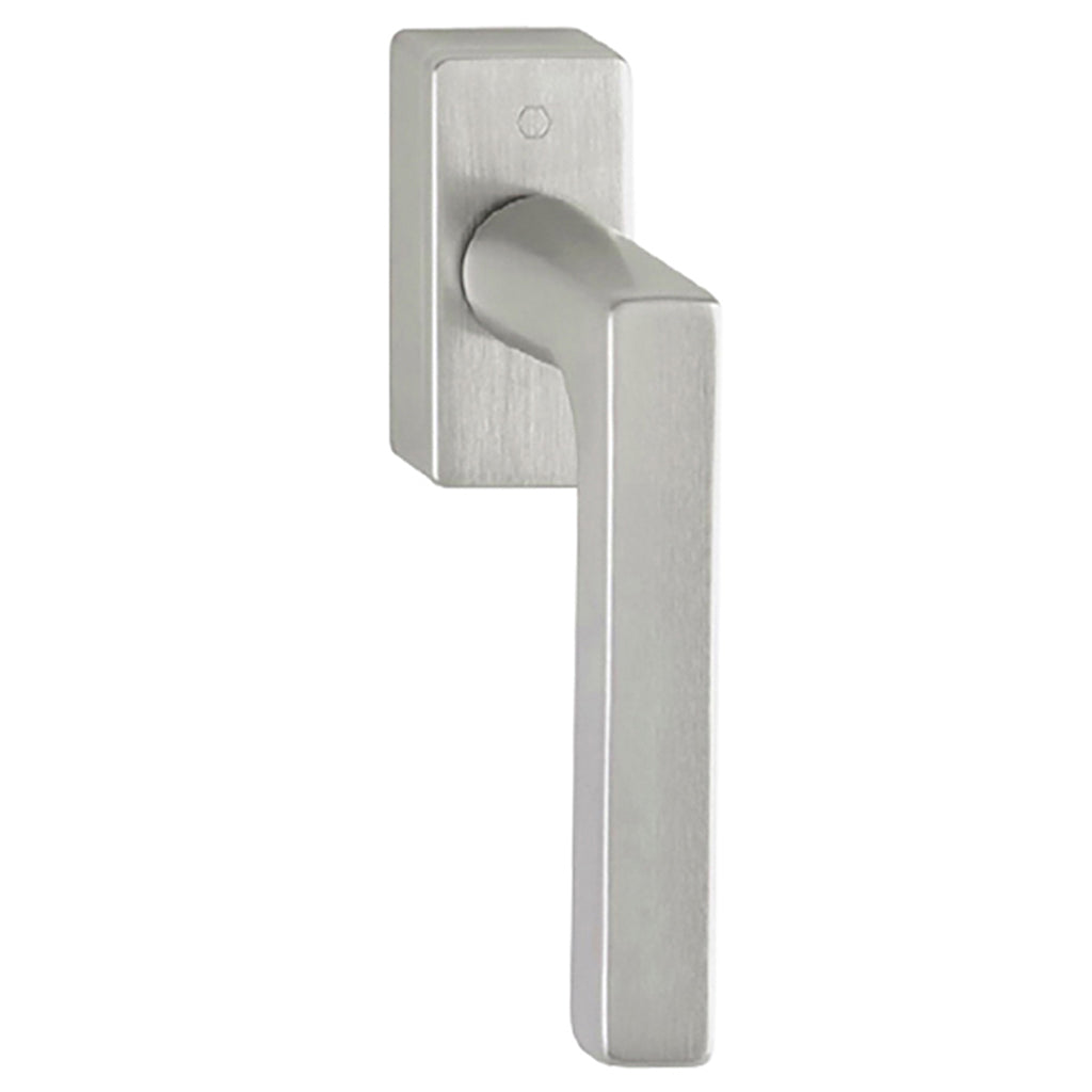 Dallas Handle for Tilt & Turn Windows - Solid Brass - Resista Satin Nickel - Dallas Handle for Tilt & Turn Windows - Solid Brass - Resista Satin Nickel