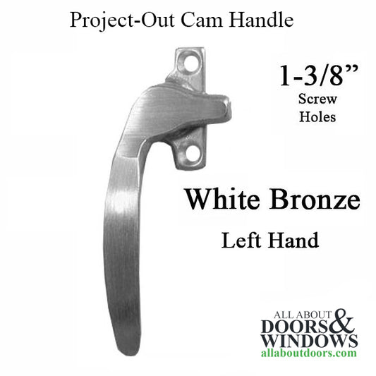 Project-Out Cam Handle, 2 hole 1-3/8 Screw, 1/2" Projection - LH
