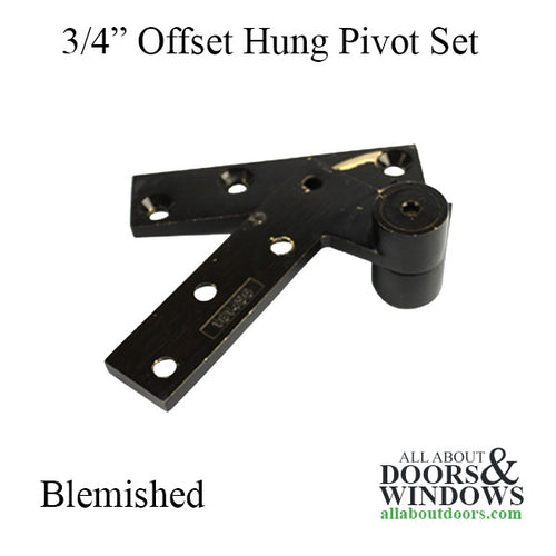 Blemished - Rixson 3/4 Offset Hung Pivot Set, Left Hand - Blemished - Rixson 3/4 Offset Hung Pivot Set, Left Hand