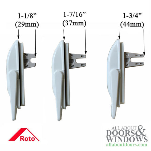 Roto Pro Vinyl Casement Window Handle with Fork - Roto Pro Vinyl Casement Window Handle with Fork