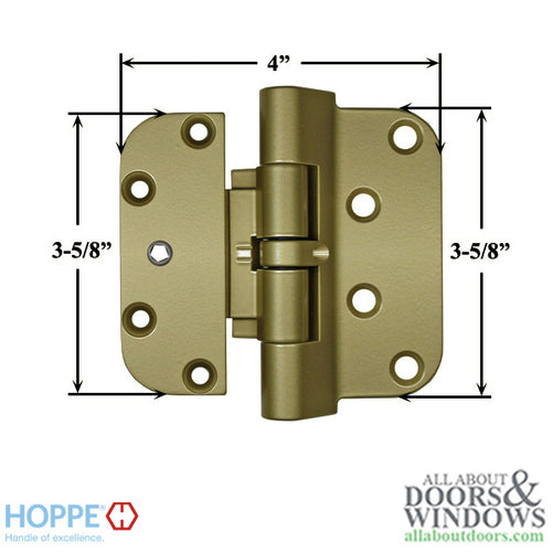 Hoppe F1713, 2009 Guide Hinge - Gold - Hoppe F1713, 2009 Guide Hinge - Gold