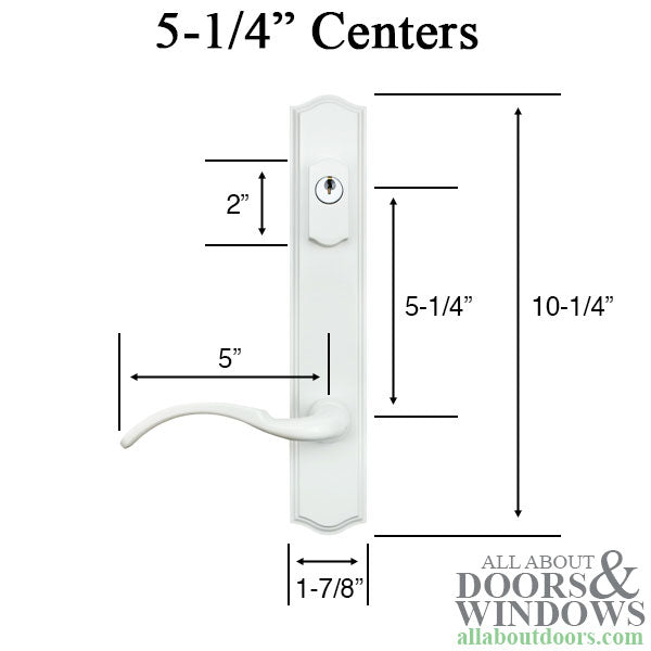 Keyed Handle Set, Special  5-1/4 PZ - Keyed Handle Set, Special  5-1/4 PZ