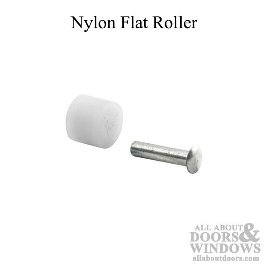 Roller (Flat) - Sliding Windows, Nylon / Aluminum