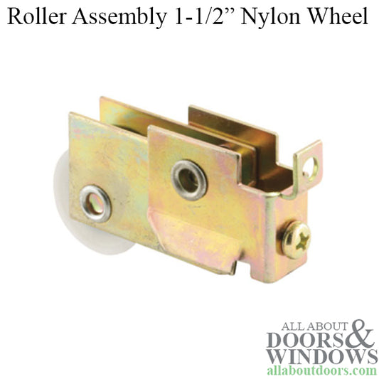 1-1/2  Nylon Wheel, Roller Assembly