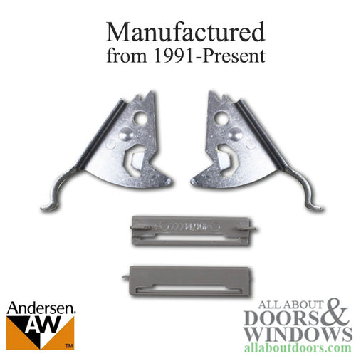 ANDERSEN PERMASHIELD NARROLINE WINDOWS LATCHES INSECT SCREEN PAIR SANDTONE Pair  For Windows From 1991 to Present - ANDERSEN PERMASHIELD NARROLINE WINDOWS LATCHES INSECT SCREEN PAIR SANDTONE Pair  For Windows From 1991 to Present