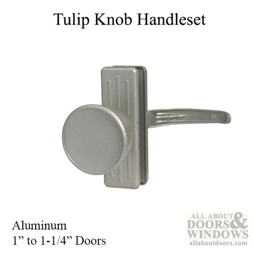 Storm Door Tulip Shaped Handle Set 3 Inch Hole Spacing - Storm Door Tulip Shaped Handle Set 3 Inch Hole Spacing