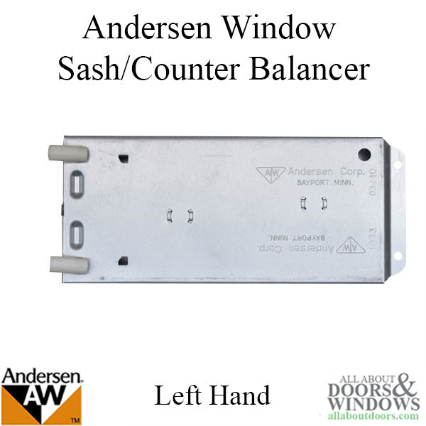 Andersen 200 Series Narroline Window Sash/Counter Balancer - Left Hand 11L - Andersen 200 Series Narroline Window Sash/Counter Balancer - Left Hand 11L