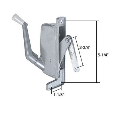 Left Handed Window Operator 2-3/8 Inch Left-Hand Awning Window Operator - Left Handed Window Operator 2-3/8 Inch Left-Hand Awning Window Operator