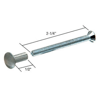 2-1/4 inch Binder Posts and Fasteners for Sliding Patio Door - Aluminum - 2-1/4 inch Binder Posts and Fasteners for Sliding Patio Door - Aluminum