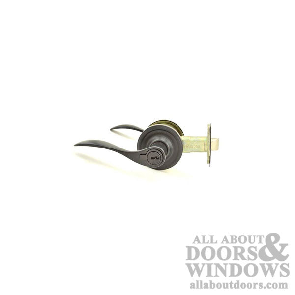 Weslock Bordeau Entry Door Lever Black Entry Door Handleset - Weslock Bordeau Entry Door Lever Black Entry Door Handleset