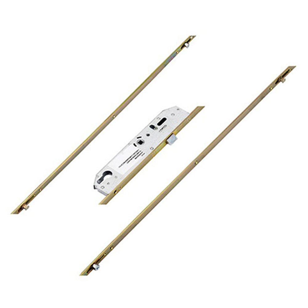 16mm Mila 2 rollers, 2 mushroom cams 25mm backset, Latch only, No Deadbolt - 16mm Mila 2 rollers, 2 mushroom cams 25mm backset, Latch only, No Deadbolt