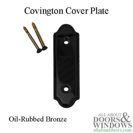 Andersen Gliding Door Cover Plate, Covington Style - Oil-Rubbed Bronze